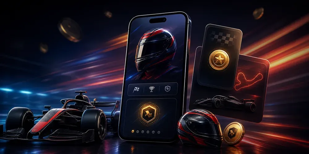 Smartphone met de mobiele lobby van N1 Casino